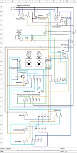 schema electrique de la protection